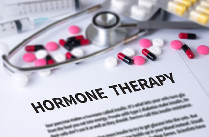 HORMONE THERAPY and Background of Medicaments Composition, Stethoscope, mix therapy drugs doctor and selectfocus